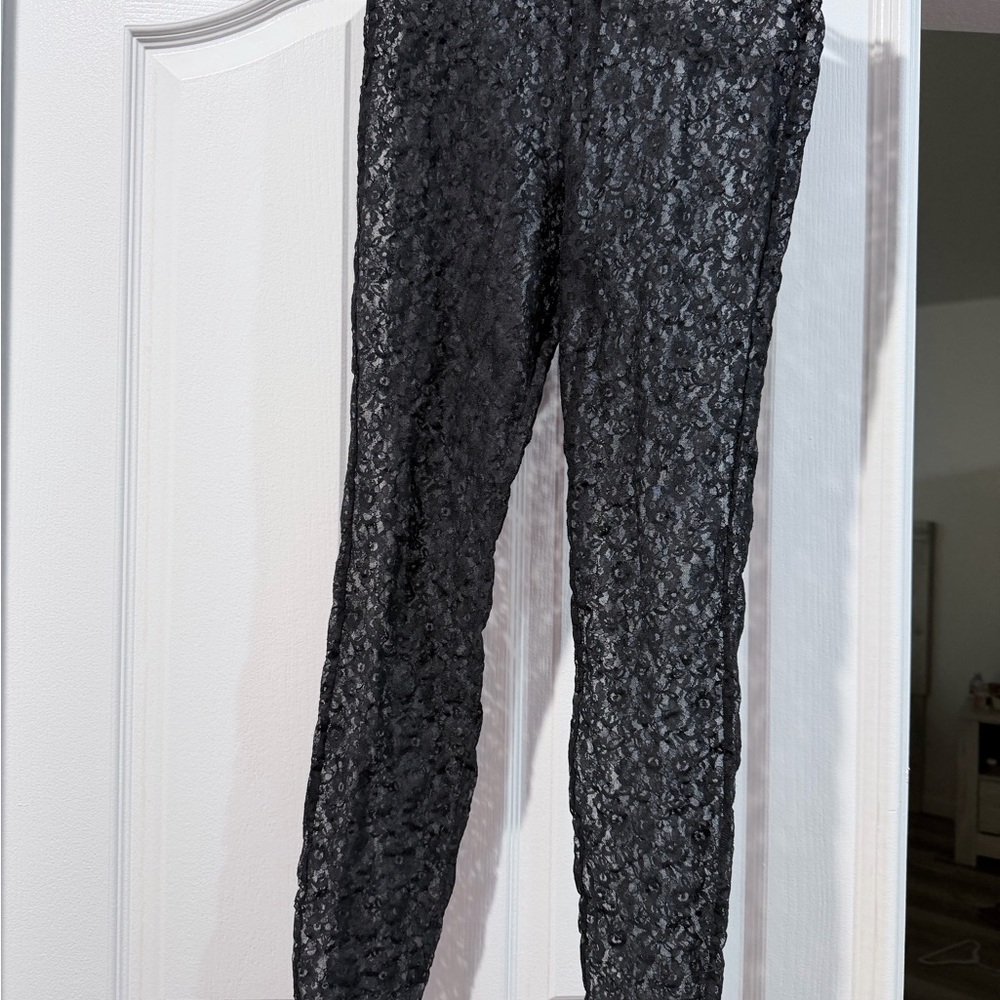 H&M Black Lace Leggings